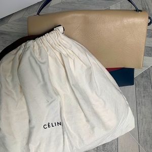 Celine calfskin all soft shoulder bag